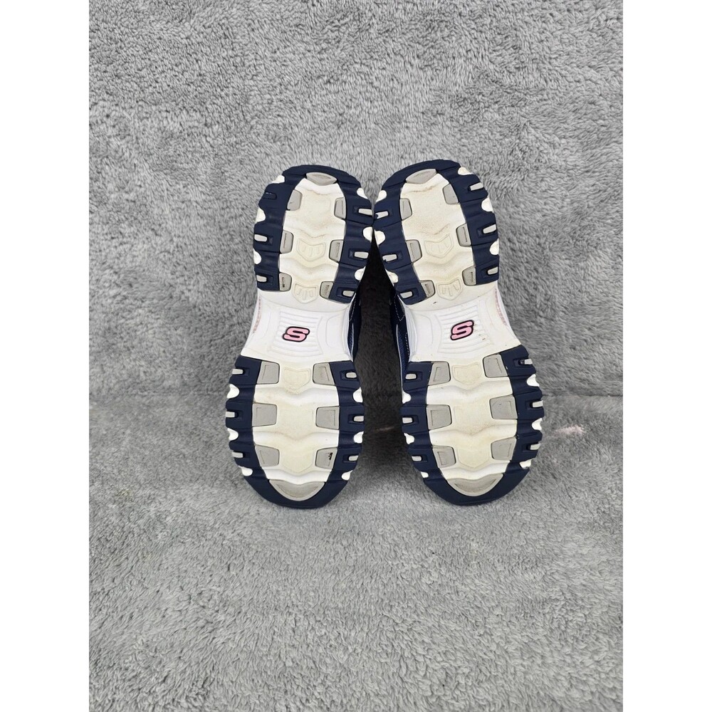 Skechers D'Lites NVGW 11947 Women's Size 10 Navy Blue Pink Chunky Sneaker Shoes - Picture 8 of 8
